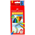 Faber Castell-Junior Triangular Color Pencil 10 (Long)