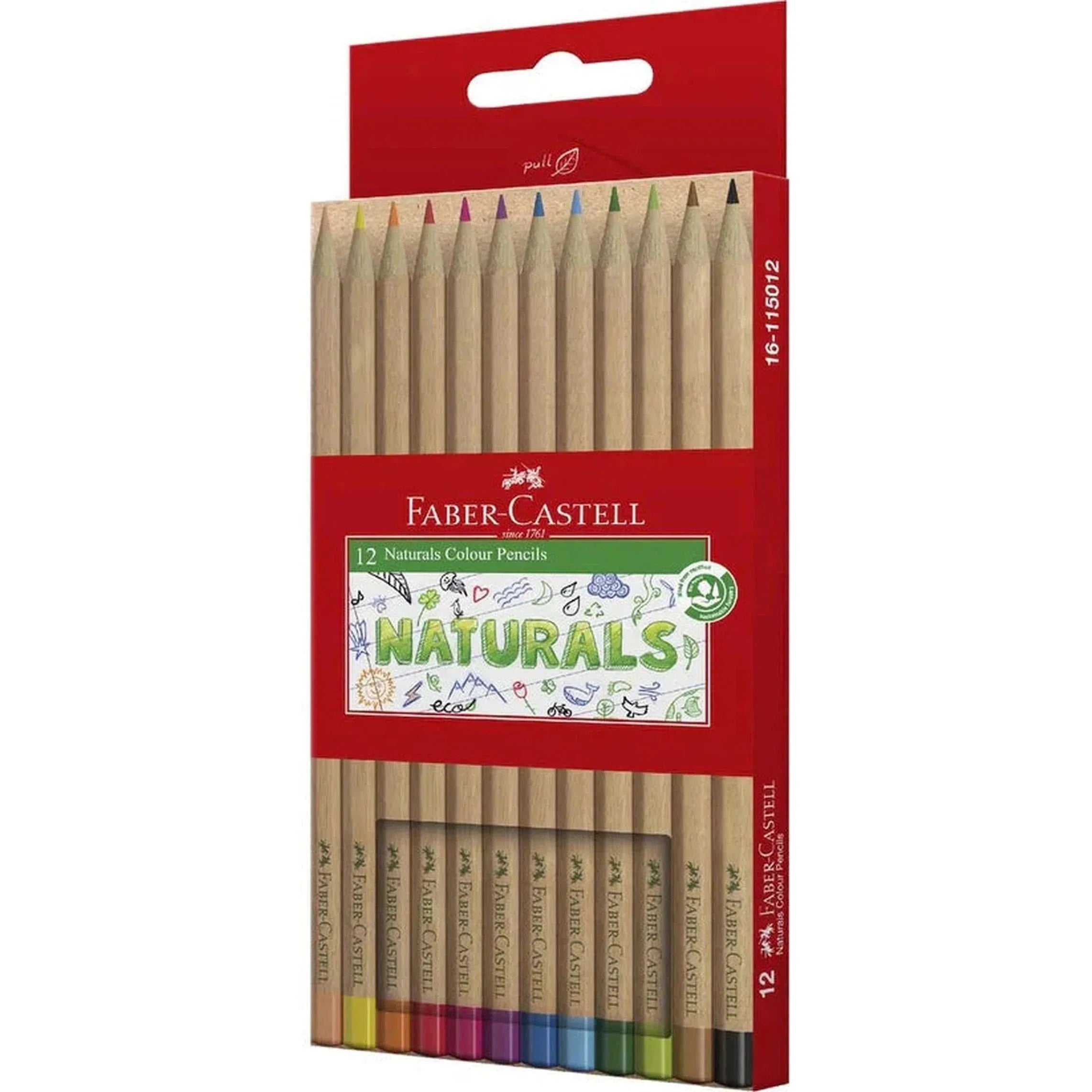 Faber Castell Natural Colour Pencils 12
