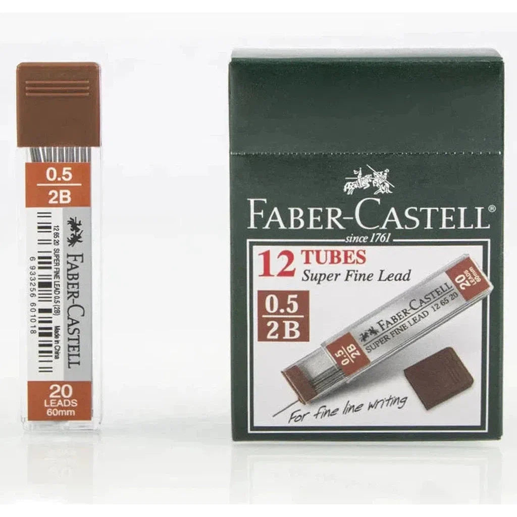 Faber Castell Super Fine Leads 0.5Mm Hb [120500]