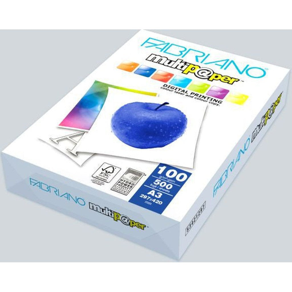 Fabriano Multi Purpose Uncoated A3 Size Paper - 100 gsm/500 pages