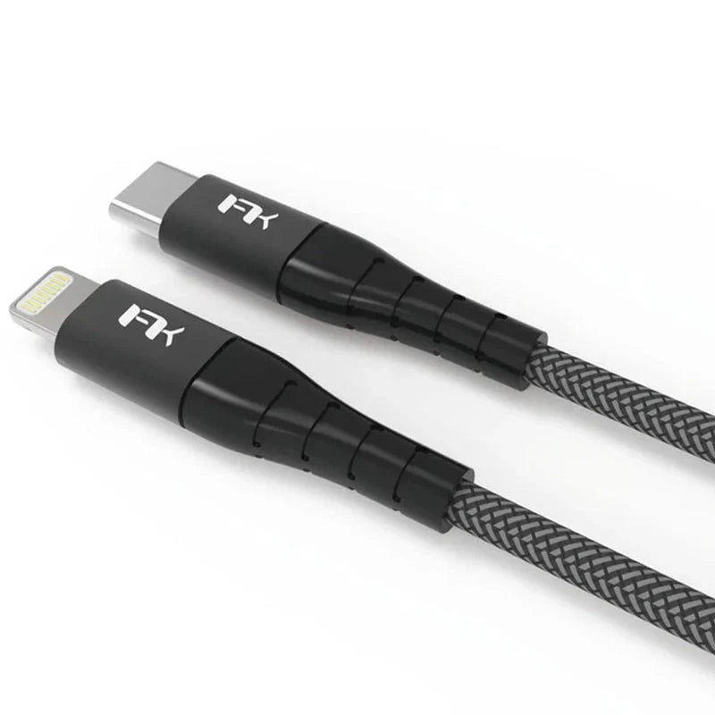 Feeltek Air Lightning to USB-C Cable 180cm - Black
