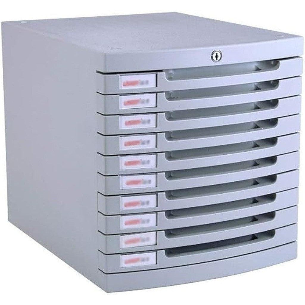 File Cabinet Plastic With Lock 10 Drawers