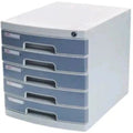File Cabinet Plastic With Lock 5 Drawers