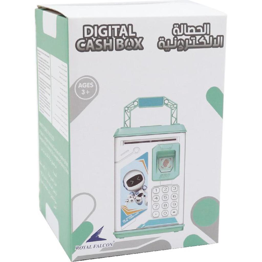 Fingerprint Cash Box - Blue