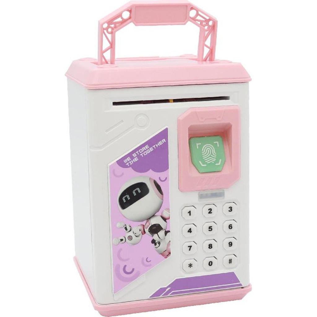 Fingerprint Cash Box - Pink