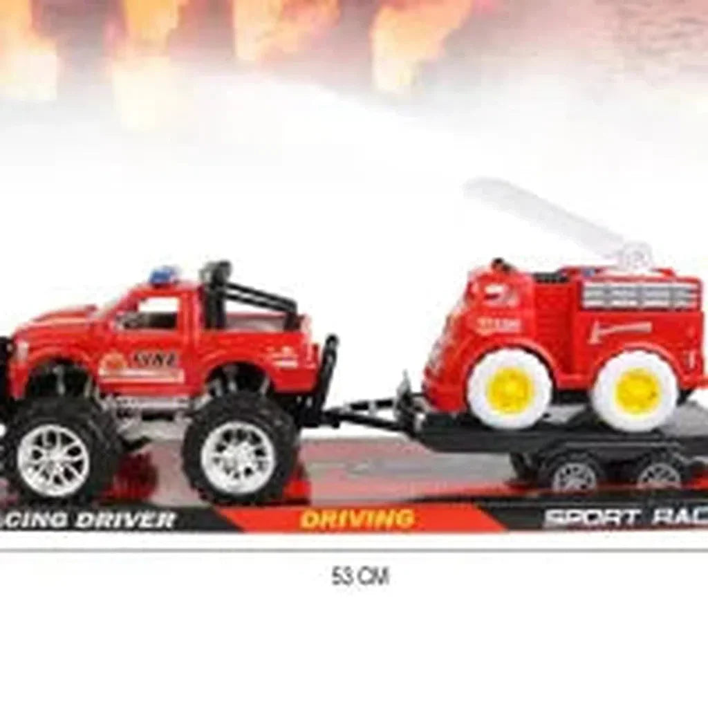 Fire Engine Big Tire Car With Fire Rescue Vehicle-363D-4