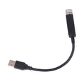 Flexible Car Usb Atmosphere Light Blue