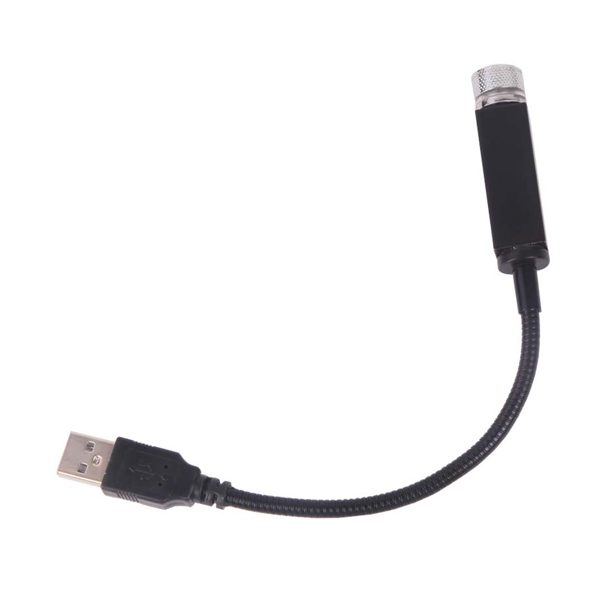 Flexible Car Usb Atmosphere Light Blue