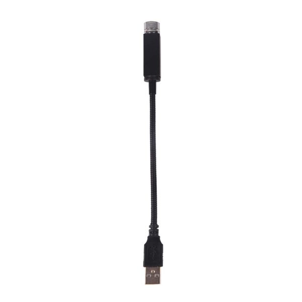 Flexible Car Usb Atmosphere Light Red