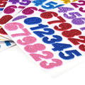 Foam Glitter English Numbers