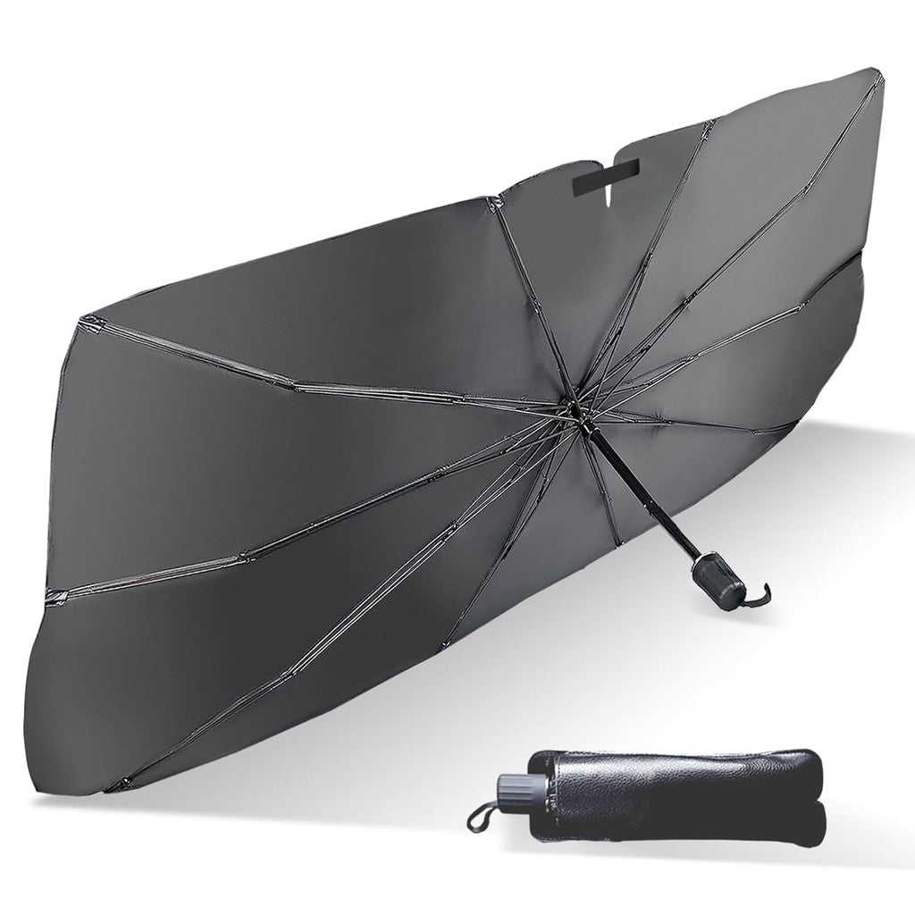 Foldable Car Sun Shade Umbrella  Silver S-110 (80X140)