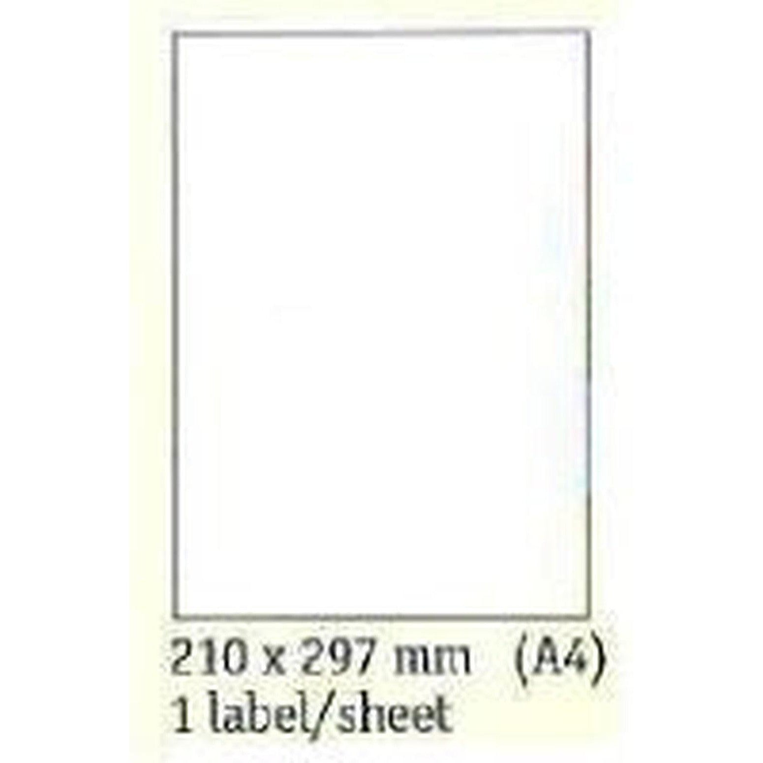 Formtec Labels A4 297X210Mm Labels Gs-1001