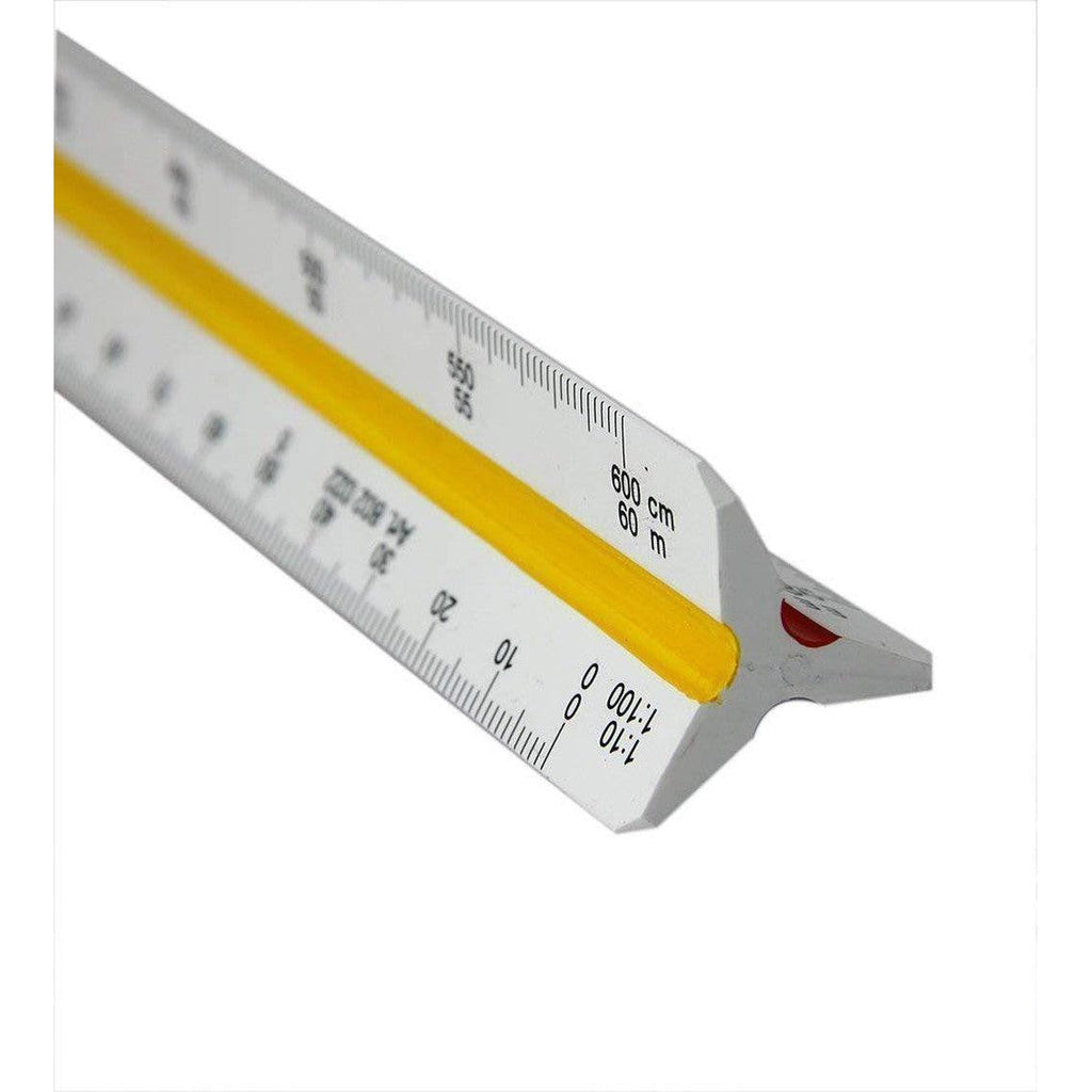 Foska 30Cm Plastic Triangle Scale Ruler Bp9331-30
