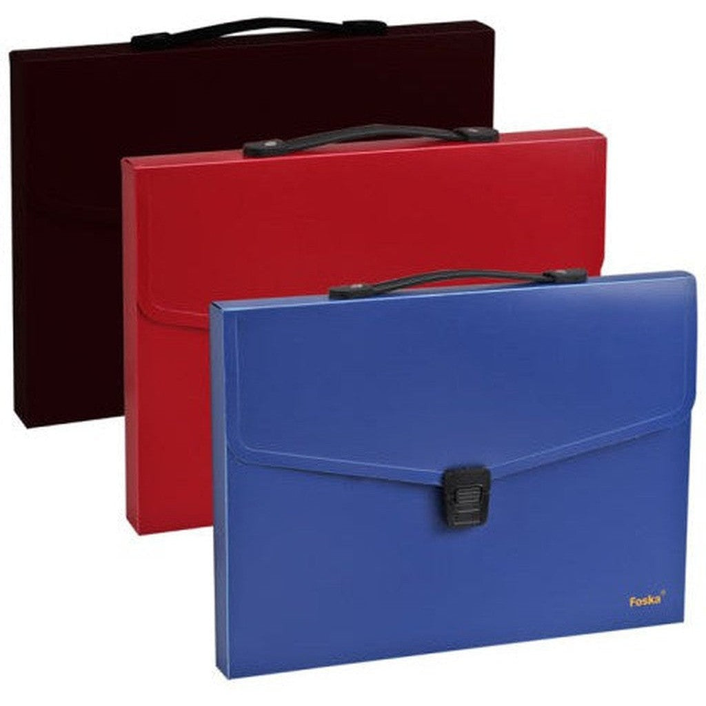 Foska A4 Solid Color Pp Document Case