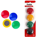 Foska Color Magnets 40Mm 4 Pcs Jz1504