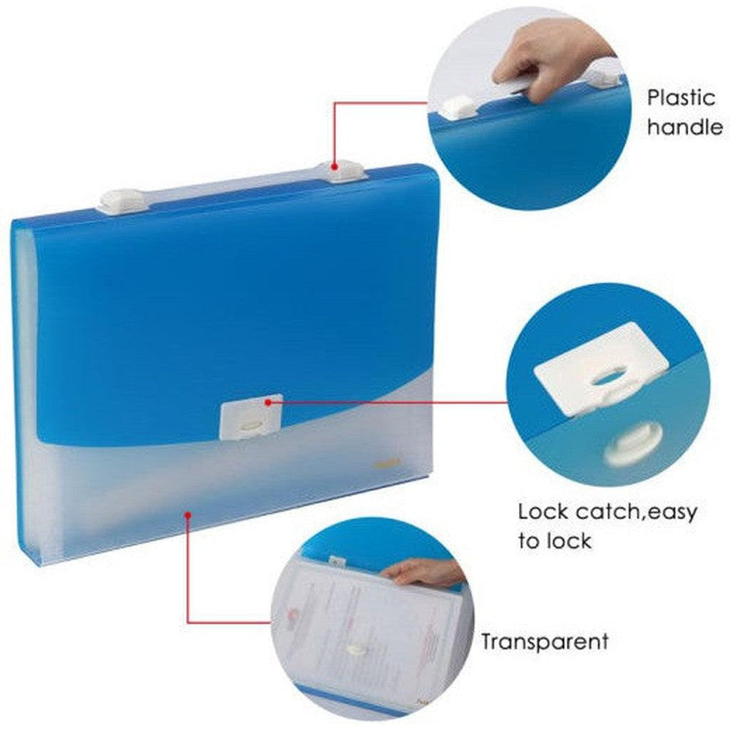 Foska Office And Student A4 Transparent Color Expanding File