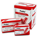 Foska Paper Clips 30Mm As-06 Boat Shape 100clips/Box  10Box/Packet