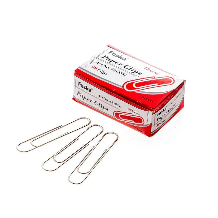 Foska Paper Clips 78Mm AS-0501