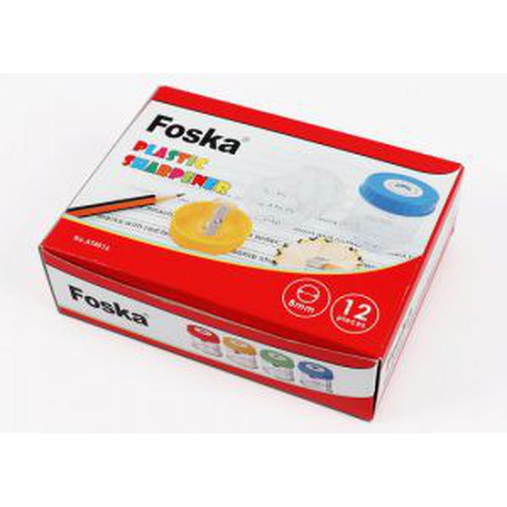 Foska Plastic Bin Sharpener At-4016 12Pcs/Box