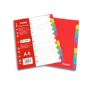 Foska Plastic Index Divider 1 to 10 Color