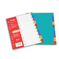 Foska Plastic Index Divider 1 to 10 Color With Number