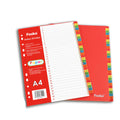 Foska Plastic Index Divider 1 to 31 Color With Number