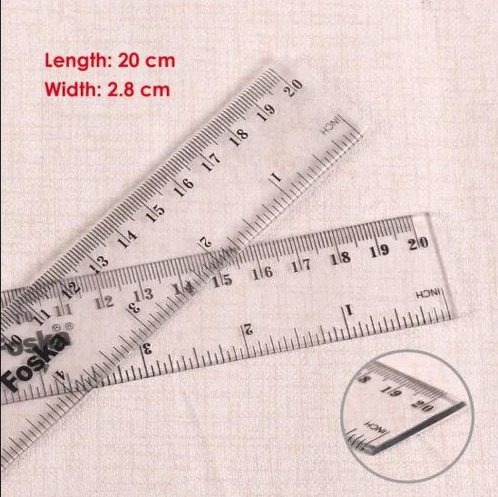 Foska Plastic Ruler 20Cm As0320 2