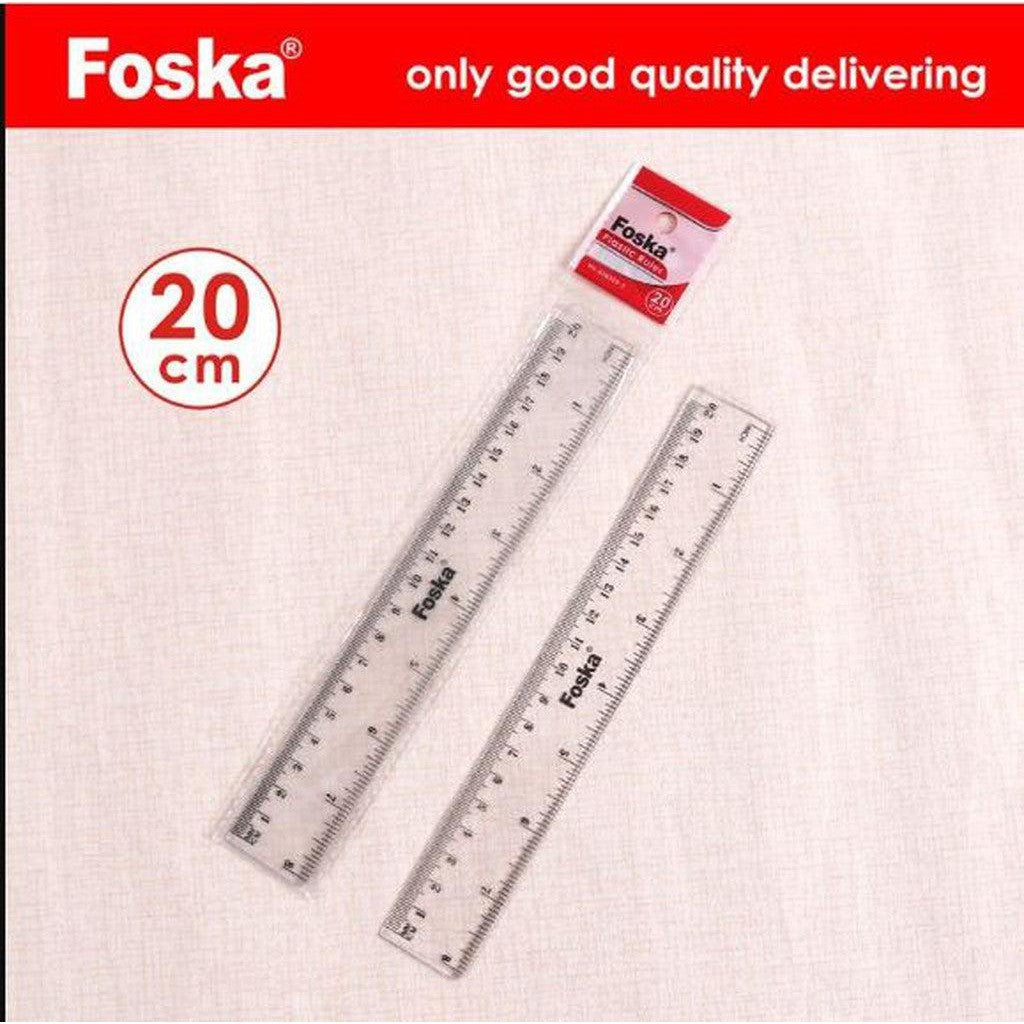 Foska Plastic Ruler 20Cm As0320 2