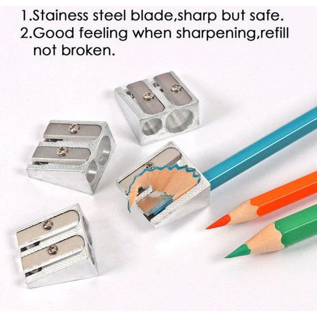 Foska Two Holes Aluminum Pencil Sharpener A1006
