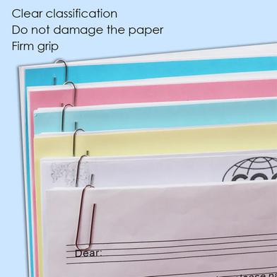 78Mm Buro Paper Clips - Round 50 Clips/Box