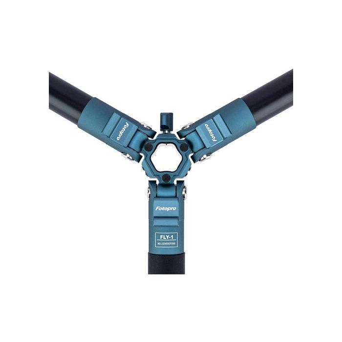 Fotopro Aluminum Professional Tripod, FLY-1 BLUE - Blue