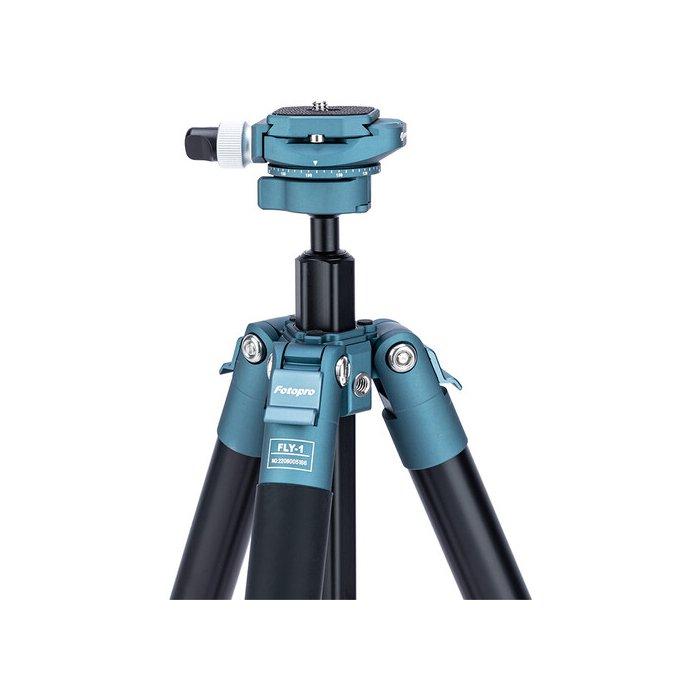 Fotopro Aluminum Professional Tripod, FLY-1 BLUE - Blue