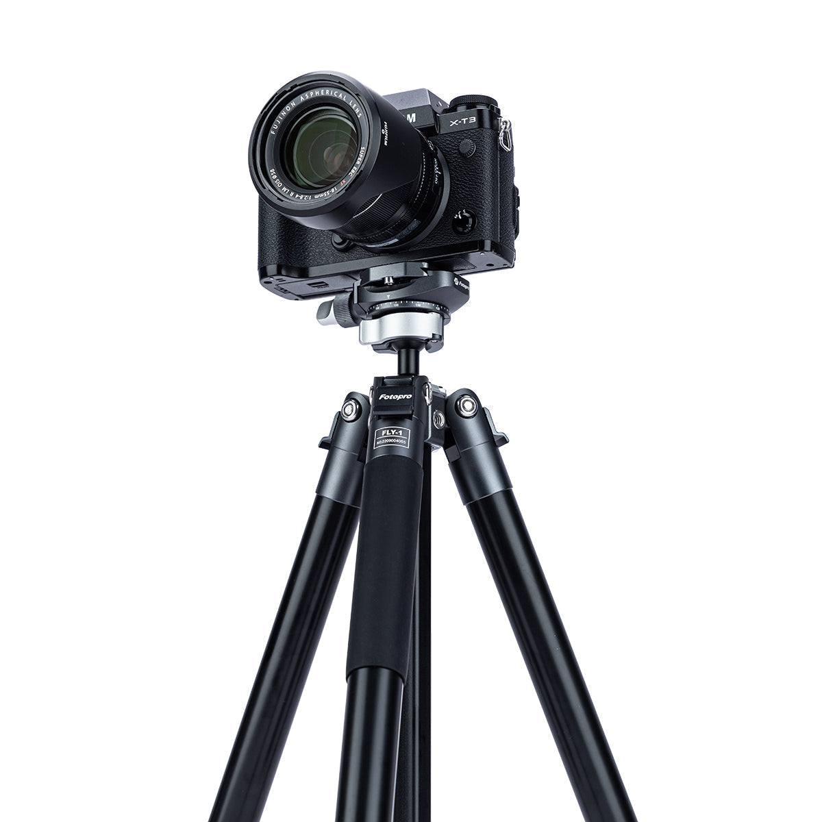 Fotopro Aluminum Professional Tripod, FLY-1 GRAY - Gray