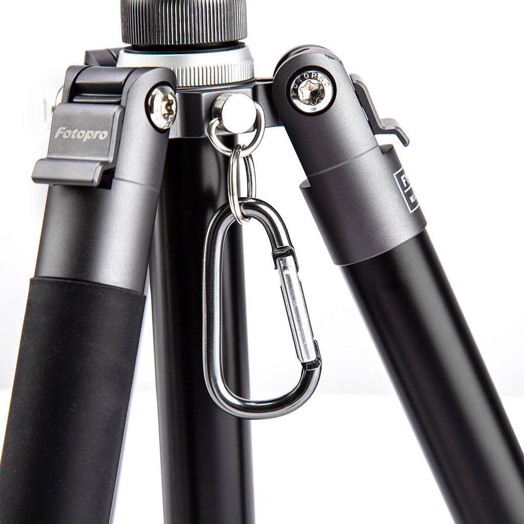 Fotopro Compact Aluminum Travel Tripod, FREE-1 GRAY