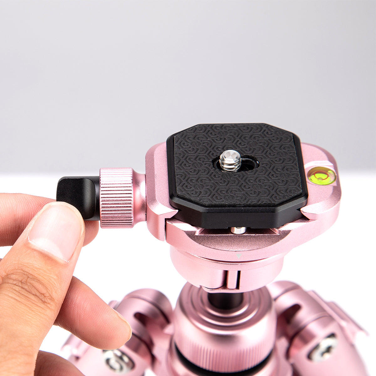 Fotopro Compact Aluminum Travel Tripod, FREE-1 ROSE GOLD - Rose Gold