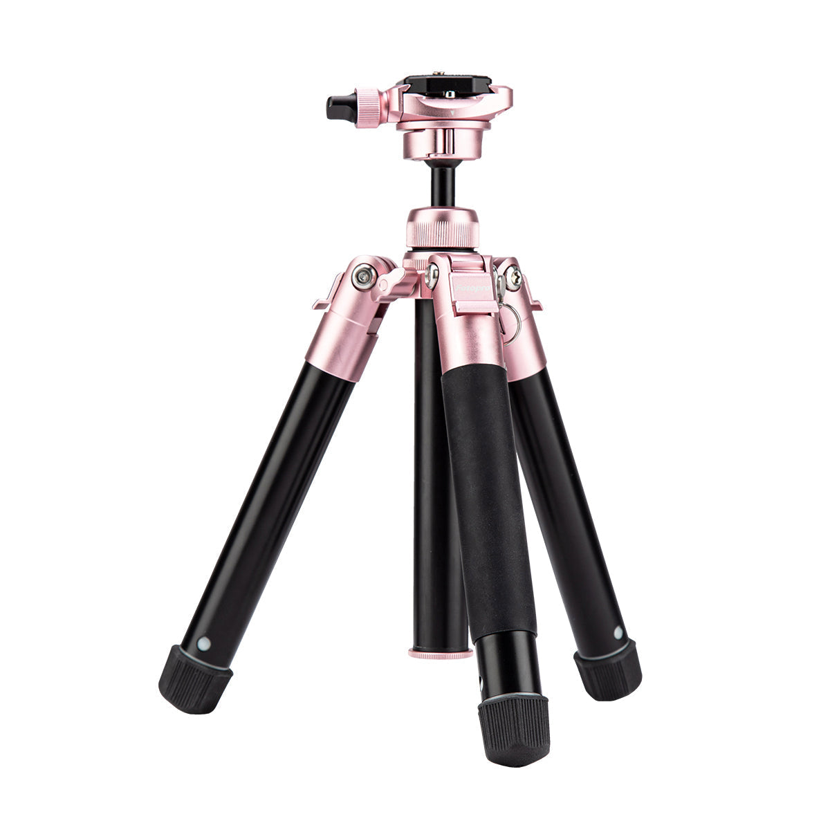 Fotopro Compact Aluminum Travel Tripod, FREE-1 ROSE GOLD - Rose Gold