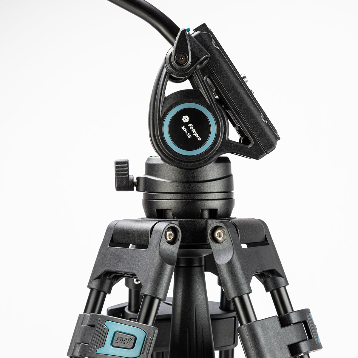 Fotopro Heavy Duty Fluid Head Aluminum Alloy Video Tripod, DV-3A - Black