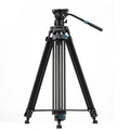 Fotopro Heavy Duty Fluid Head Aluminum Alloy Video Tripod, DV-3A - Black