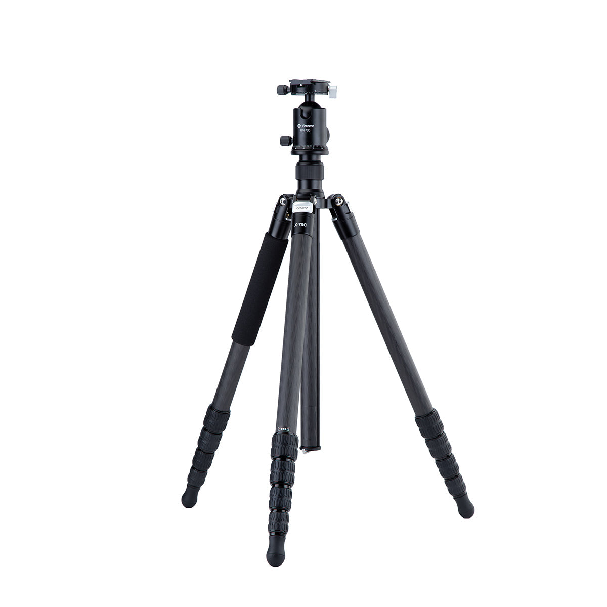 Fotopro Professional Tripod X-75C+72Q Gray