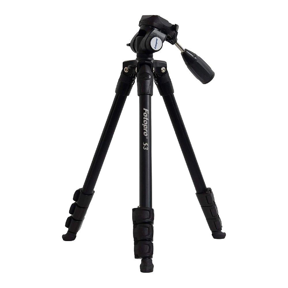 Fotopro S3 Digital Tripod, S3 BLACK - Black