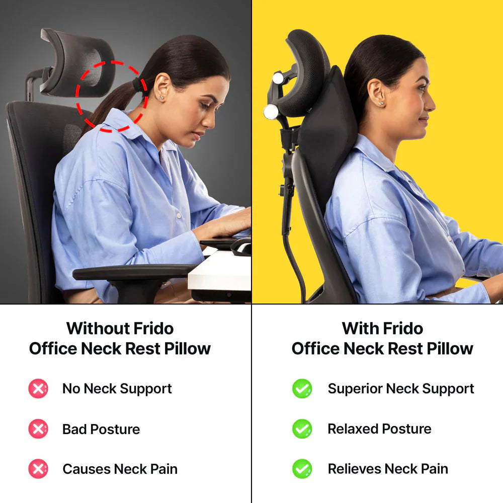 Frido Car Neck Pillow - Black