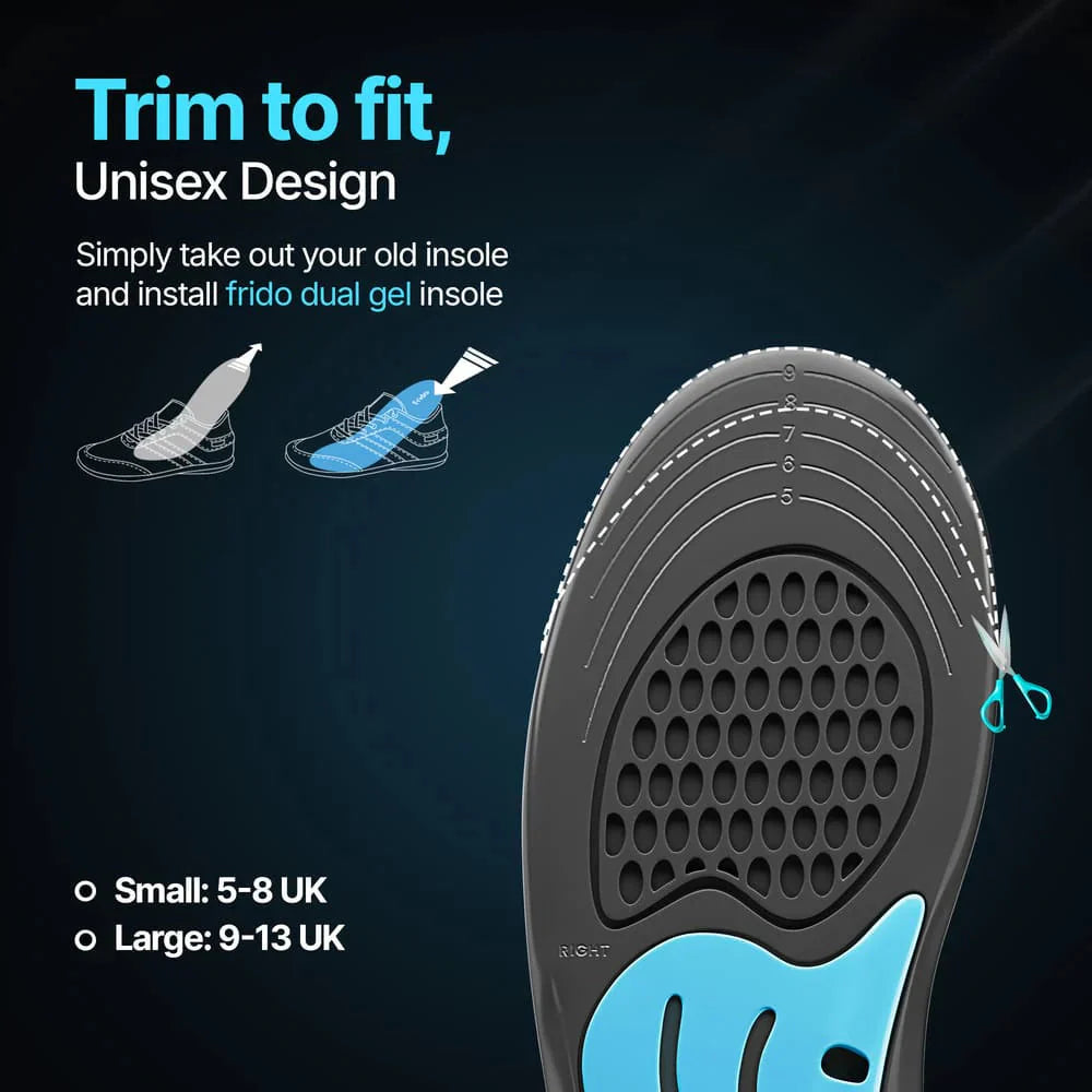 Frido Dual Gel Insoles FR-INS-M