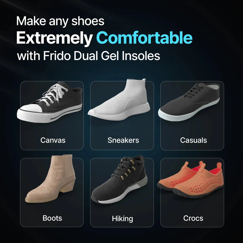 Frido Dual Gel Insoles FR-INS-W