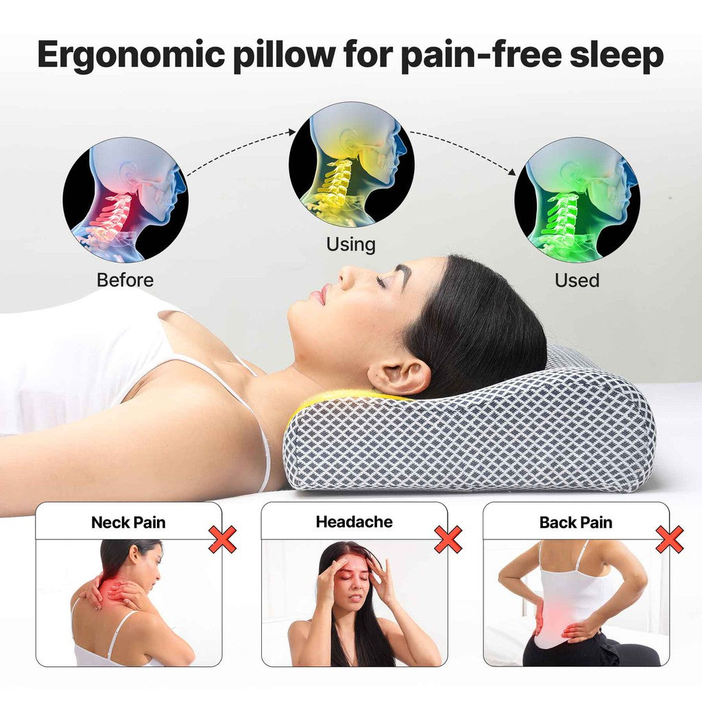 Frido Orthopedic Cervical Pillow - White