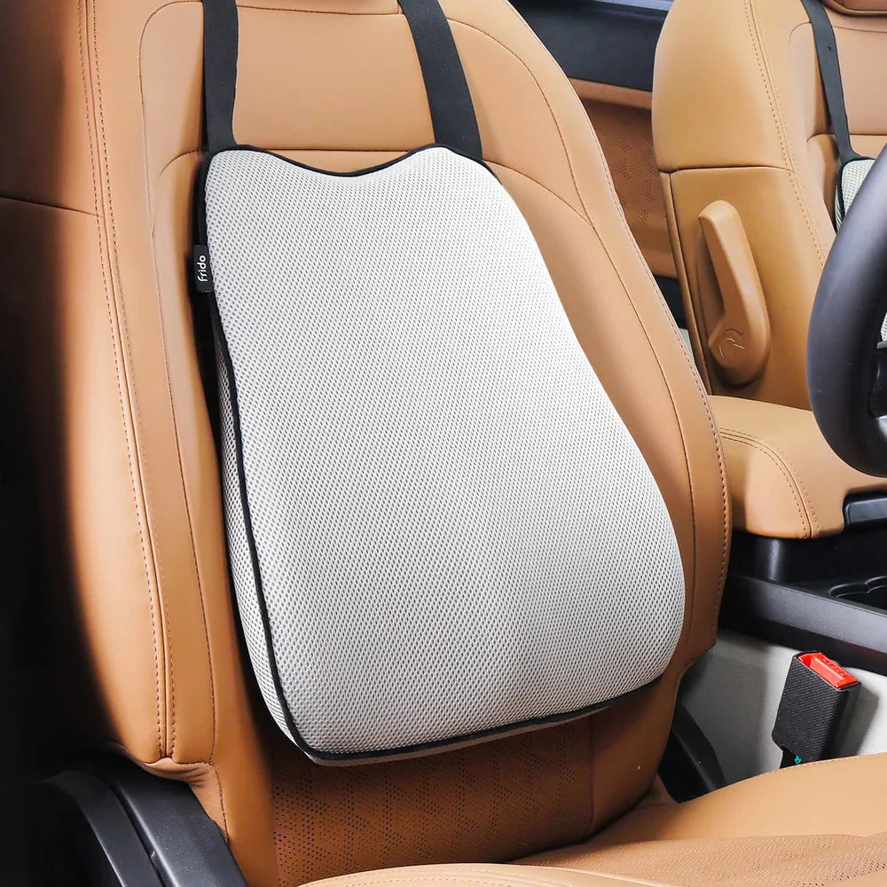 Frido Ultimate Car Backrest Cushion - Grey