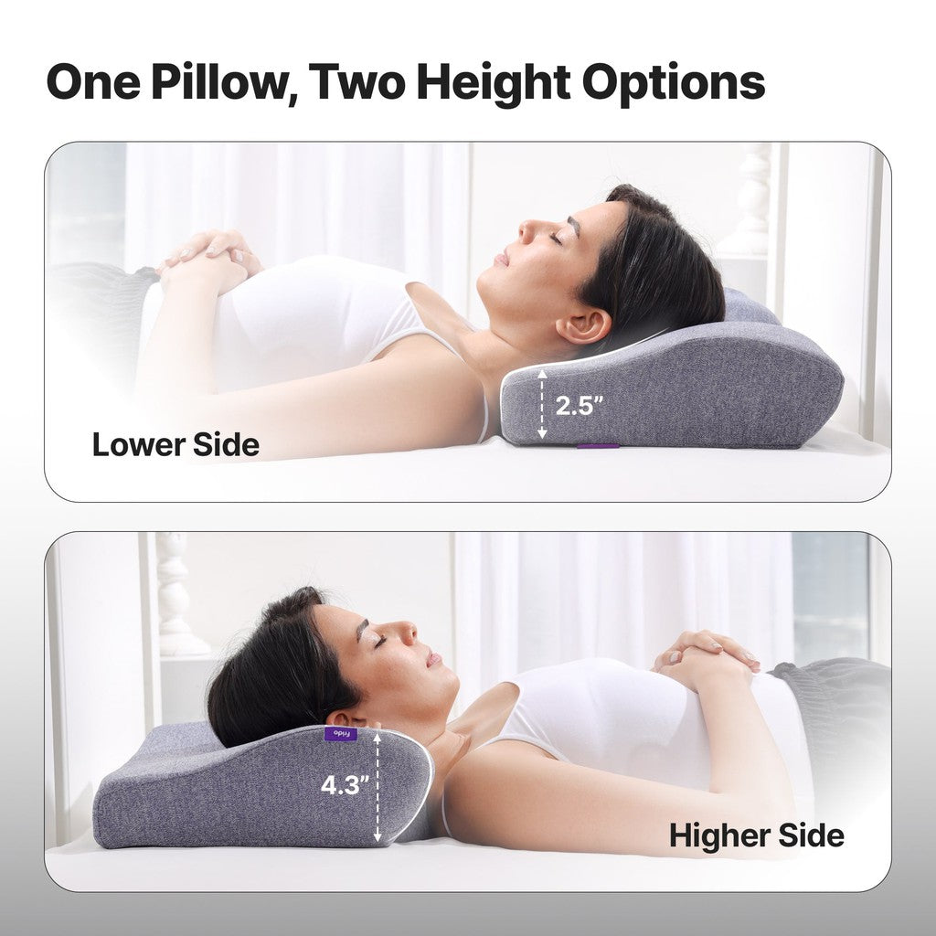 Frido Ultimate Contour Cervical Pillow - White