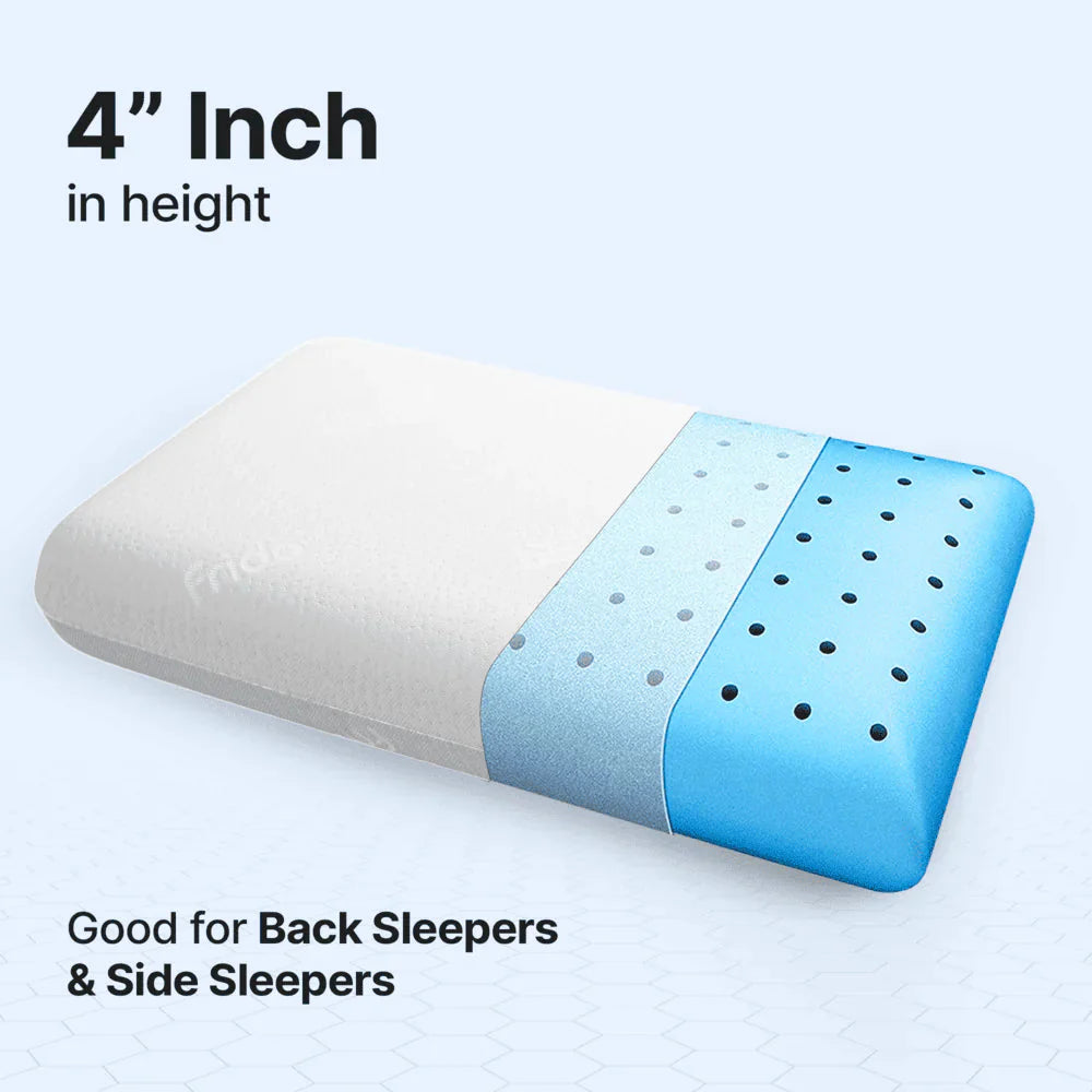 Frido Ultimate Deep Sleep Pillow White - 4 Inch