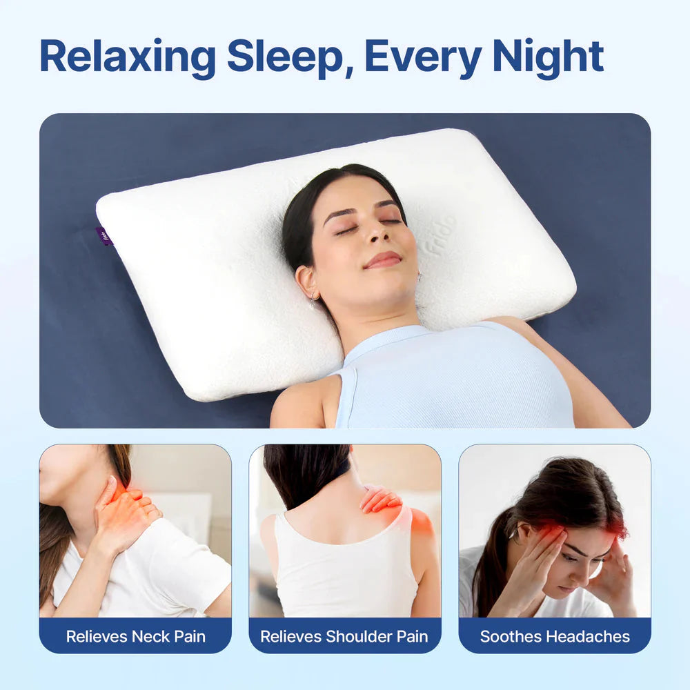 Frido Ultimate Deep Sleep Pillow White - 5 Inch