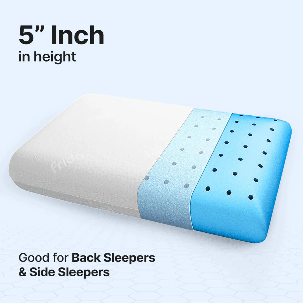 Frido Ultimate Deep Sleep Pillow White - 5 Inch
