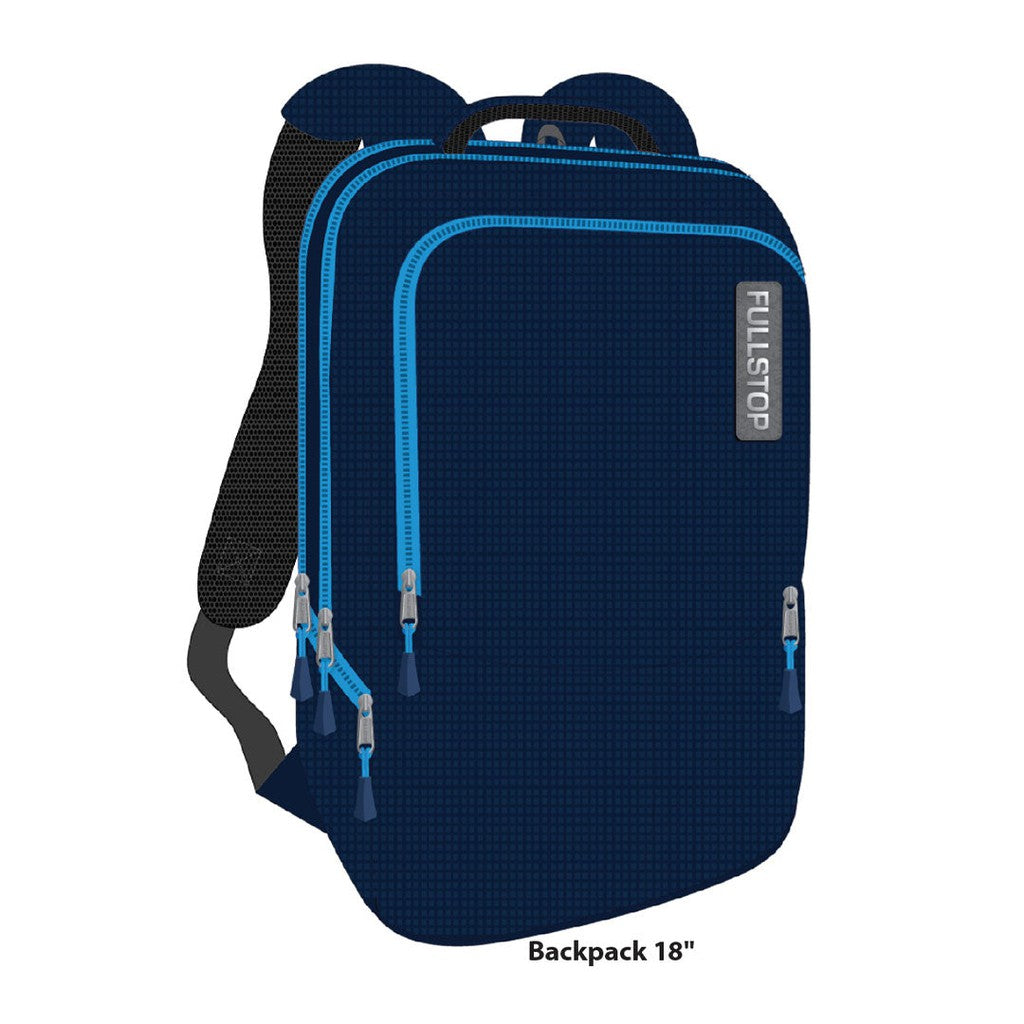 FullStop Solid Backpack Blue